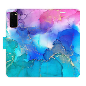 Flip pouzdro iSaprio - Samsung Galaxy S20 - BluePink Paint - kapsičky na karty