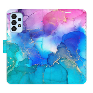 Flip pouzdro iSaprio - Samsung Galaxy A33 5G - BluePink Paint - kapsičky na karty