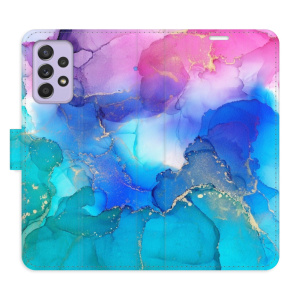 Flip pouzdro iSaprio - Samsung Galaxy A52 5G / A52s 5G - BluePink Paint - kapsičky na karty