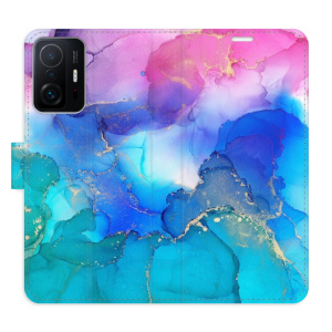 Flip pouzdro iSaprio - Xiaomi 11T / 11T Pro - BluePink Paint - kapsičky na karty