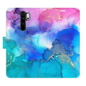 Flip pouzdro iSaprio - Xiaomi Redmi Note 8 Pro - BluePink Paint - kapsičky na karty