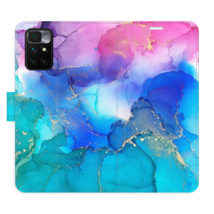 Flip pouzdro iSaprio - Xiaomi Redmi 10 /  Redmi 10 2022 - BluePink Paint - kapsičky na karty