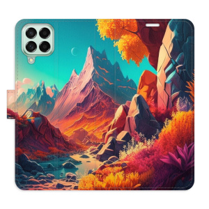 Flip pouzdro iSaprio - Samsung Galaxy M53 5G - Colorful Mountains - kapsičky na karty