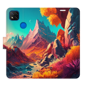 Flip pouzdro iSaprio - Xiaomi Redmi 9C - Colorful Mountains - kapsičky na karty