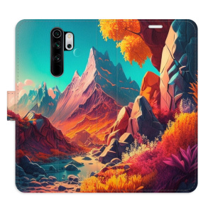 Flip pouzdro iSaprio - Xiaomi Redmi Note 8 Pro - Colorful Mountains - kapsičky na karty