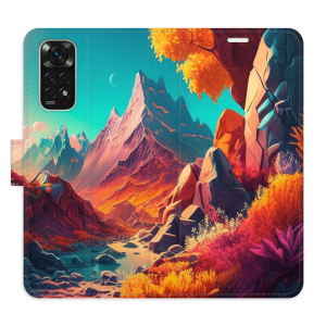 Flip pouzdro iSaprio - Xiaomi Redmi Note 11 / Note 11S - Colorful Mountains - kapsičky na karty