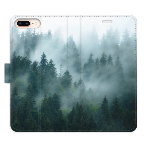 Flip pouzdro iSaprio - Apple iPhone 7 Plus / 8 Plus - Dark Forest - kapsičky na karty