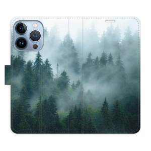 Flip pouzdro iSaprio - Apple iPhone 13 Pro - Dark Forest - kapsičky na karty