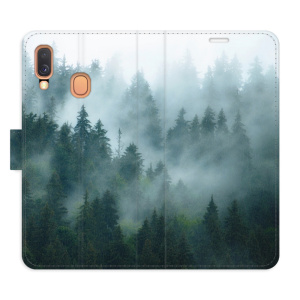 Flip pouzdro iSaprio - Samsung Galaxy A40 - Dark Forest - kapsičky na karty