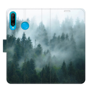 Flip pouzdro iSaprio - Huawei P30 Lite - Dark Forest - kapsičky na karty
