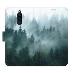 Flip pouzdro iSaprio - Xiaomi Redmi 8 - Dark Forest - kapsičky na karty