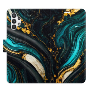 Flip pouzdro iSaprio - Samsung Galaxy A32 - Dark Paint - kapsičky na karty