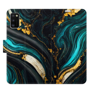 Flip pouzdro iSaprio - Samsung Galaxy A41 - Dark Paint - kapsičky na karty