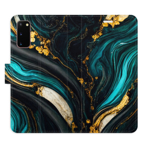 Flip pouzdro iSaprio - Samsung Galaxy S20 - Dark Paint - kapsičky na karty