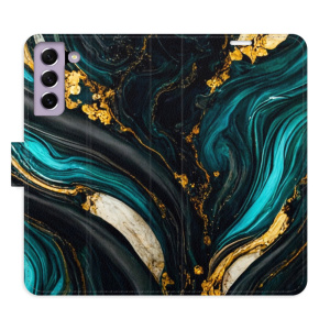 Flip pouzdro iSaprio - Samsung Galaxy S21 FE 5G - Dark Paint - kapsičky na karty