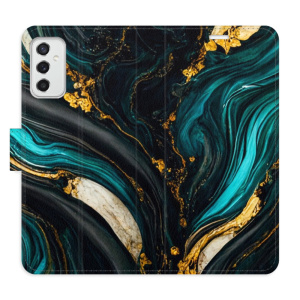Flip pouzdro iSaprio - Samsung Galaxy M52 5G - Dark Paint - kapsičky na karty