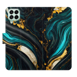 Flip pouzdro iSaprio - Samsung Galaxy M53 5G - Dark Paint - kapsičky na karty