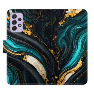 Flip pouzdro iSaprio - Samsung Galaxy A52 5G / A52s 5G - Dark Paint - kapsičky na karty