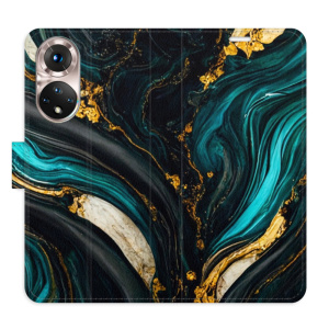 Flip pouzdro iSaprio - Honor 50 / Huawei Nova 9 - Dark Paint - kapsičky na karty