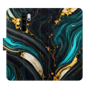 Flip pouzdro iSaprio - Xiaomi Redmi Note 8 Pro - Dark Paint - kapsičky na karty