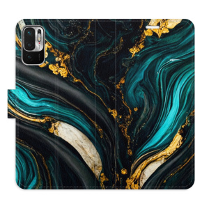 Flip pouzdro iSaprio - Xiaomi Redmi Note 10 5G - Dark Paint - kapsičky na karty