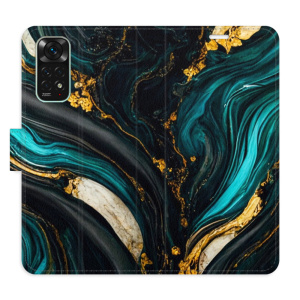 Flip pouzdro iSaprio - Xiaomi Redmi Note 11 / Note 11S - Dark Paint - kapsičky na karty