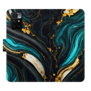 Flip pouzdro iSaprio - Xiaomi Redmi 10 / Redmi 10 2022 - Dark Paint - kapsičky na karty