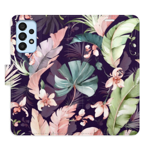 Flip pouzdro iSaprio - Samsung Galaxy A33 5G - Flower Pattern 08 - kapsičky na karty