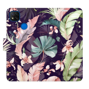 Flip pouzdro iSaprio - Xiaomi Redmi 9C - Flower Pattern 08 - kapsičky na karty