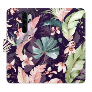 Flip pouzdro iSaprio - Xiaomi Redmi Note 8 Pro - Flower Pattern 08 - kapsičky na karty