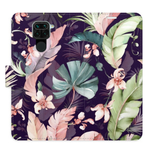 Flip pouzdro iSaprio - Xiaomi Redmi Note 9 - Flower Pattern 08 - kapsičky na karty