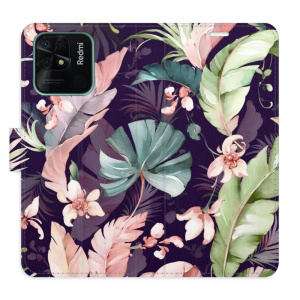 Flip pouzdro iSaprio - Xiaomi Redmi 10C - Flower Pattern 08 - kapsičky na karty