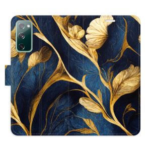 Flip pouzdro iSaprio - Samsung Galaxy S20 FE - GoldBlue - kapsičky na karty