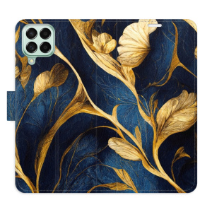 Flip pouzdro iSaprio - Samsung Galaxy M53 5G - GoldBlue - kapsičky na karty