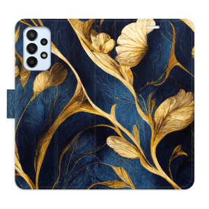 Flip pouzdro iSaprio - Samsung Galaxy A23 / A23 5G - GoldBlue - kapsičky na karty