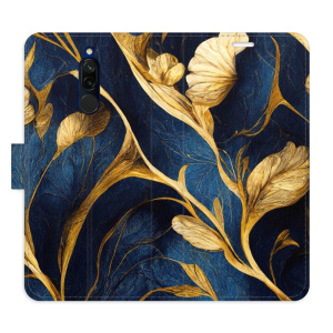 Flip pouzdro iSaprio - Xiaomi Redmi 8 - GoldBlue - kapsičky na karty