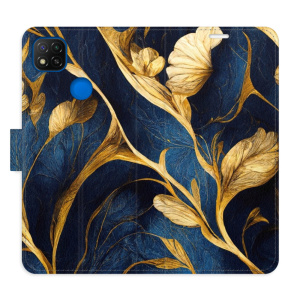 Flip pouzdro iSaprio - Xiaomi Redmi 9C - GoldBlue - kapsičky na karty