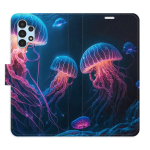 Flip pouzdro iSaprio - Samsung Galaxy A13 / A13 5G - Jellyfish - kapsičky na karty