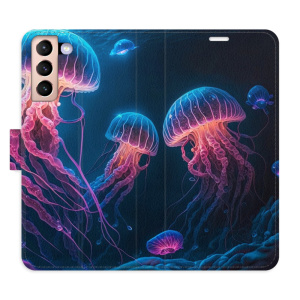 Flip pouzdro iSaprio - Samsung Galaxy S21 - Jellyfish - kapsičky na karty