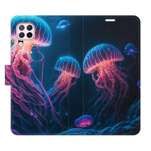 Flip pouzdro iSaprio - Huawei P40 Lite - Jellyfish - kapsičky na karty