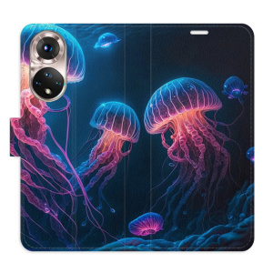 Flip pouzdro iSaprio - Honor 50 / Huawei Nova 9 - Jellyfish - kapsičky na karty