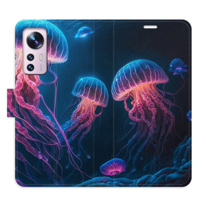Flip pouzdro iSaprio - Xiaomi 12 / 12X - Jellyfish - kapsičky na karty