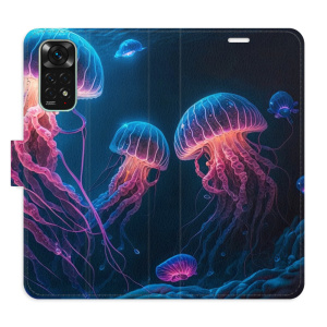 Flip pouzdro iSaprio - Xiaomi Redmi Note 11 / Note 11S - Jellyfish - kapsičky na karty