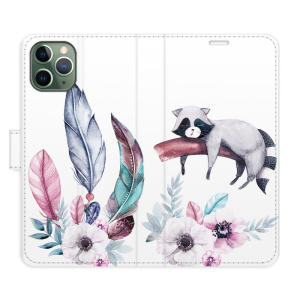 Flip pouzdro iSaprio - Apple iPhone 11 Pro - Lazy day 02 - kapsičky na karty