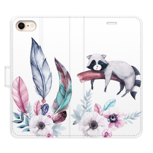 Flip pouzdro iSaprio - Apple iPhone 7 / 8 / SE 2020 / SE 2022 - Lazy day 02 - kapsičky na karty