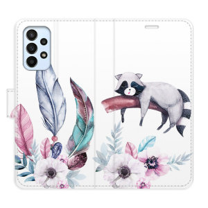 Flip pouzdro iSaprio - Samsung Galaxy A23 / A23 5G - Lazy day 02 - kapsičky na karty