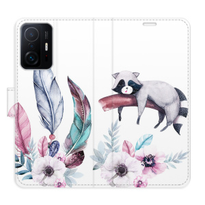 Flip pouzdro iSaprio - Xiaomi 11T / 11T Pro - Lazy day 02 - kapsičky na karty