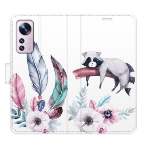 Flip pouzdro iSaprio - Xiaomi 12 / 12X - Lazy day 02 - kapsičky na karty