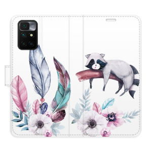 Flip pouzdro iSaprio - Xiaomi Redmi 10 / Redmi 10 2022 - Lazy day 02 - kapsičky na karty