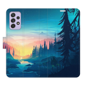 Flip pouzdro iSaprio - Samsung Galaxy A52 5G / A52s 5G - Magical Landscape - kapsičky na karty